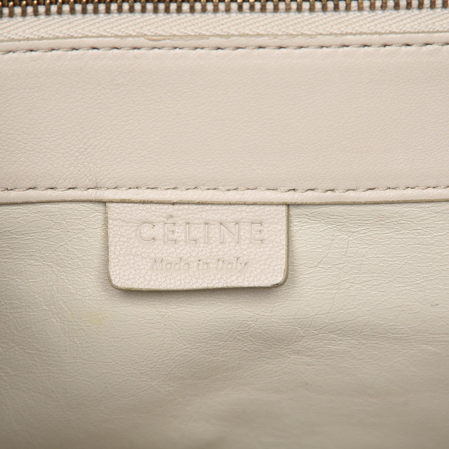 Celine Smooth Lambskin Small Vertical Bi-Cabas White 6 of 7