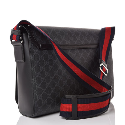 Gucci GG Supreme Monogram Night Courrier Flap Messenger Black Multicolor 3 of 12