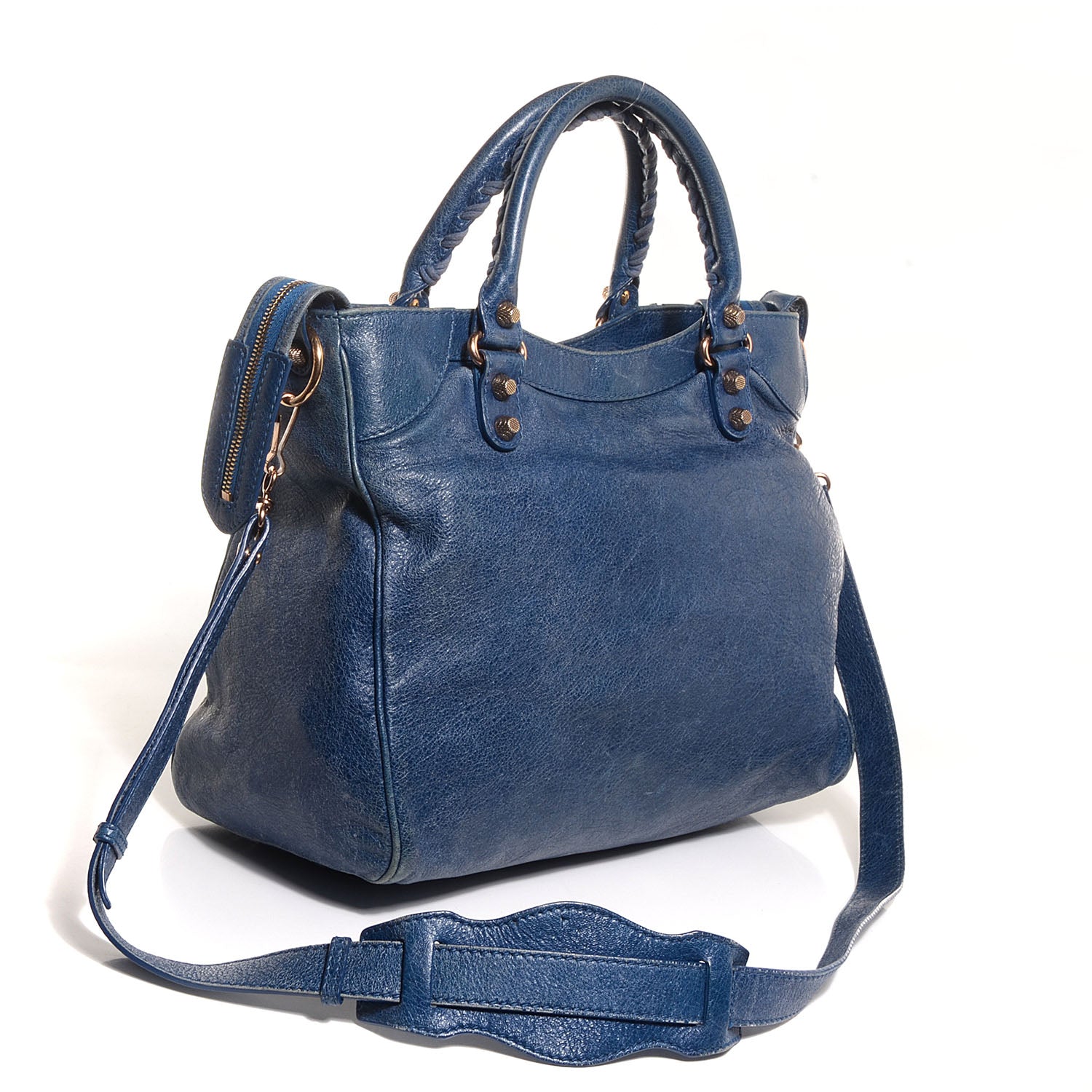 Balenciaga Agneau Giant 12 Rose Gold Hardware Velo Bleu Cobalt Bleu Electric 3 of 13