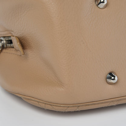 Christian Dior Calfskin Cannage Handbag Camel 17 of 20