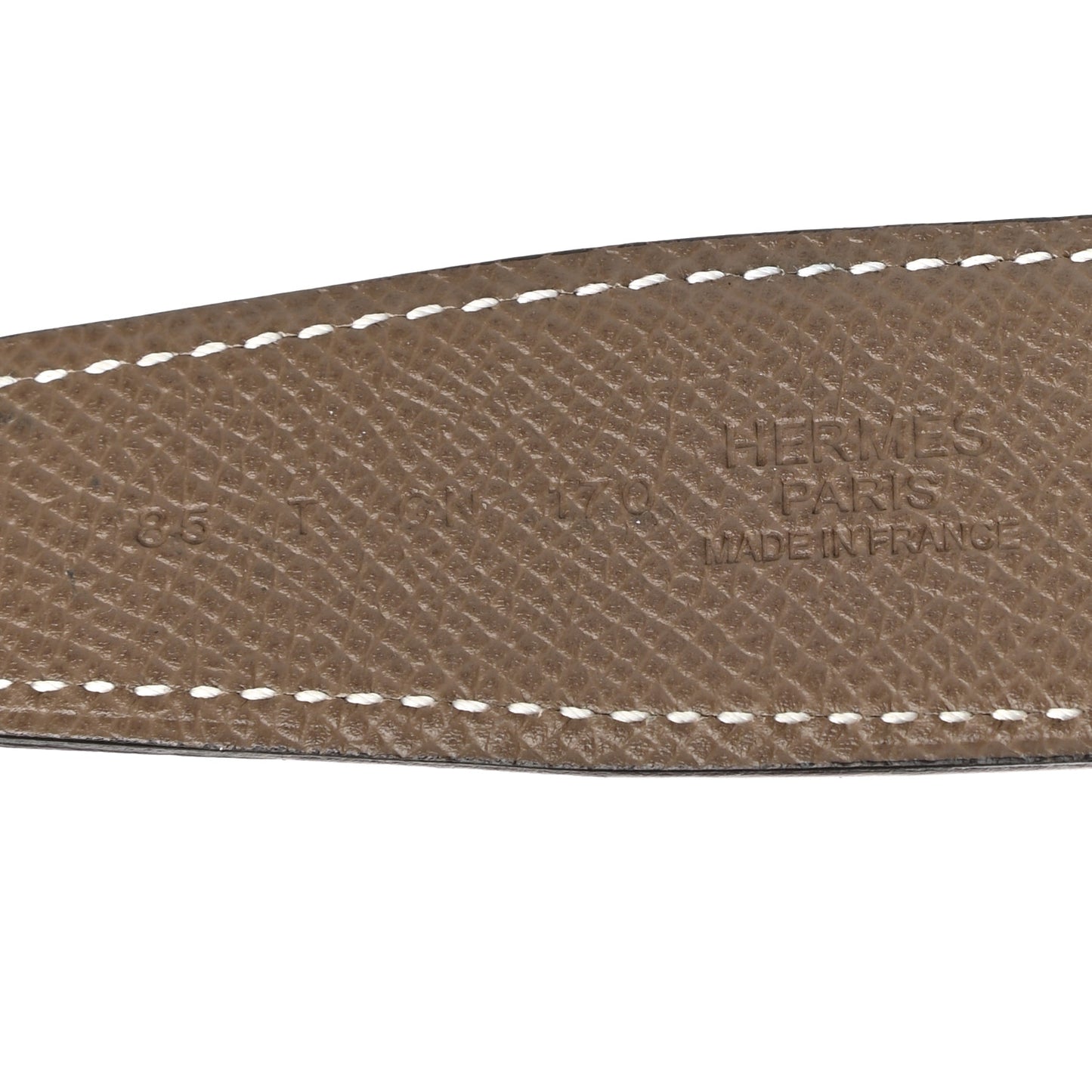 Swift Epsom 38mm Jumbo Belt 85 Black Etoupe