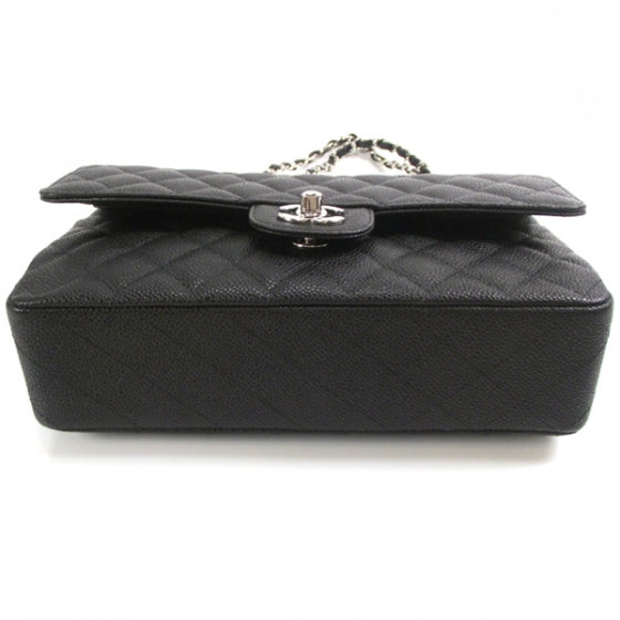 Chanel Caviar Quilted Medium Double Flap Black 4 of 11