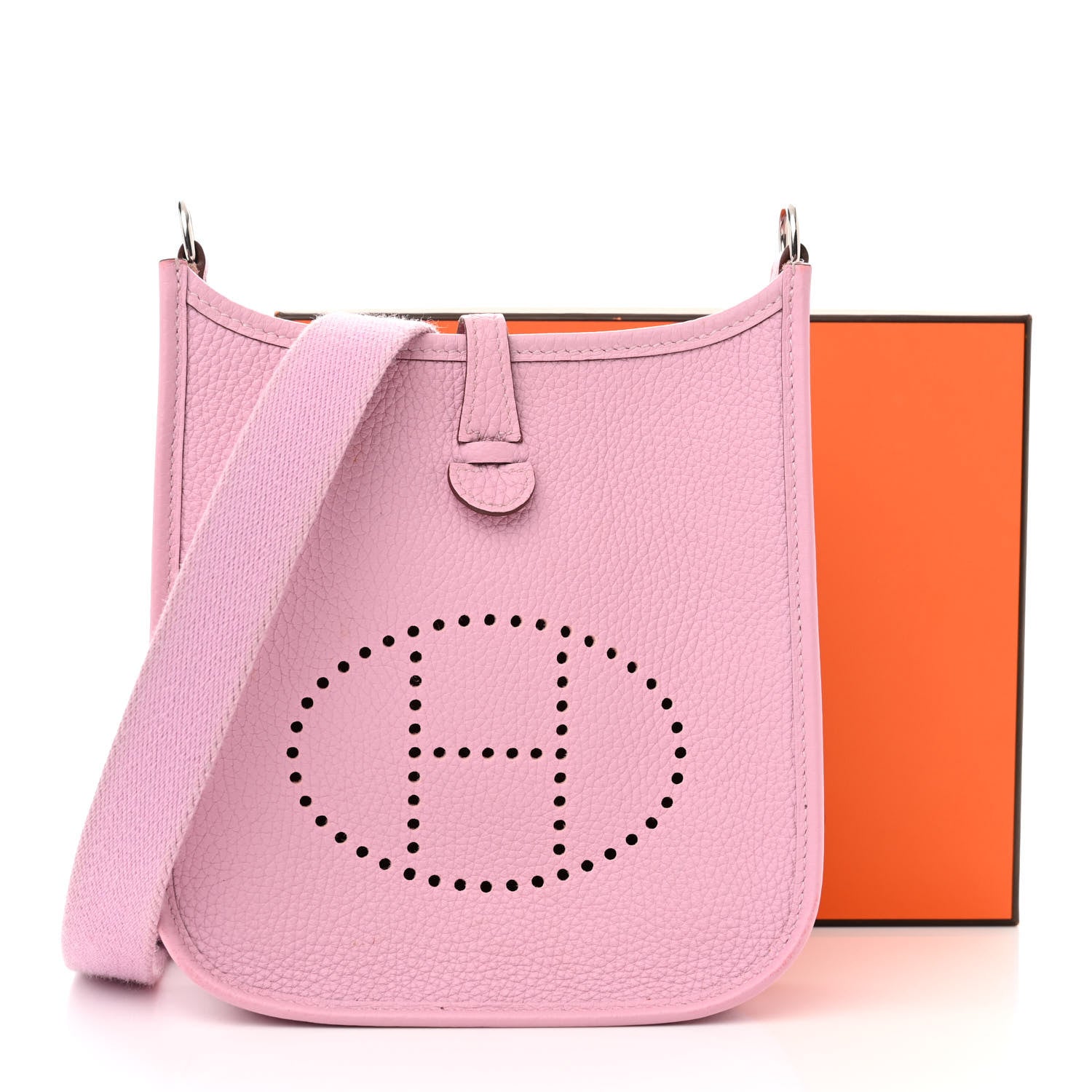 Hermes Taurillon Clemence Evelyne TPM Mauve Sylvestre 12 of 12