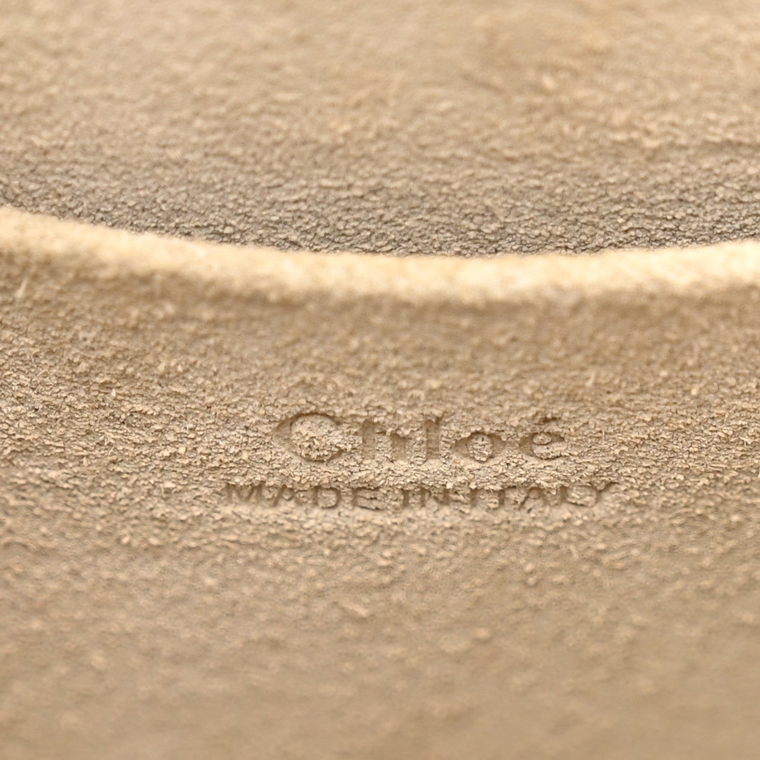 Chloe Calfskin Suede Medium Nile Bracelet Bag Caramel 6 of 12