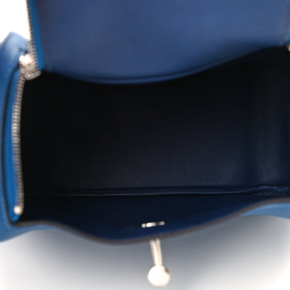 Hermes Swift Mini Lindy 20 Bleu France 5 of 9