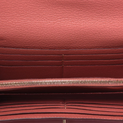 Hermes Chevre Mysore Kelly Longue Wallet Rose The 5 of 19