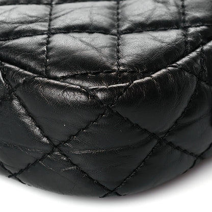 Chanel Aged Calfskin Quilted Mini Reissue Camera Case Black 10 of 10