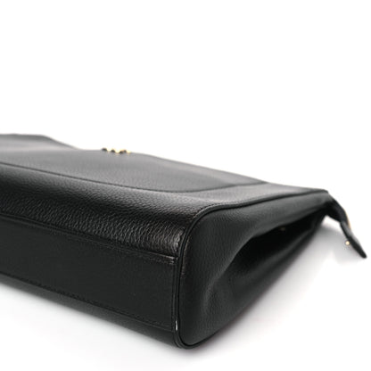 Chanel Grained Calfskin Large Neo Executive Cosmetic Case Black 9 of 9