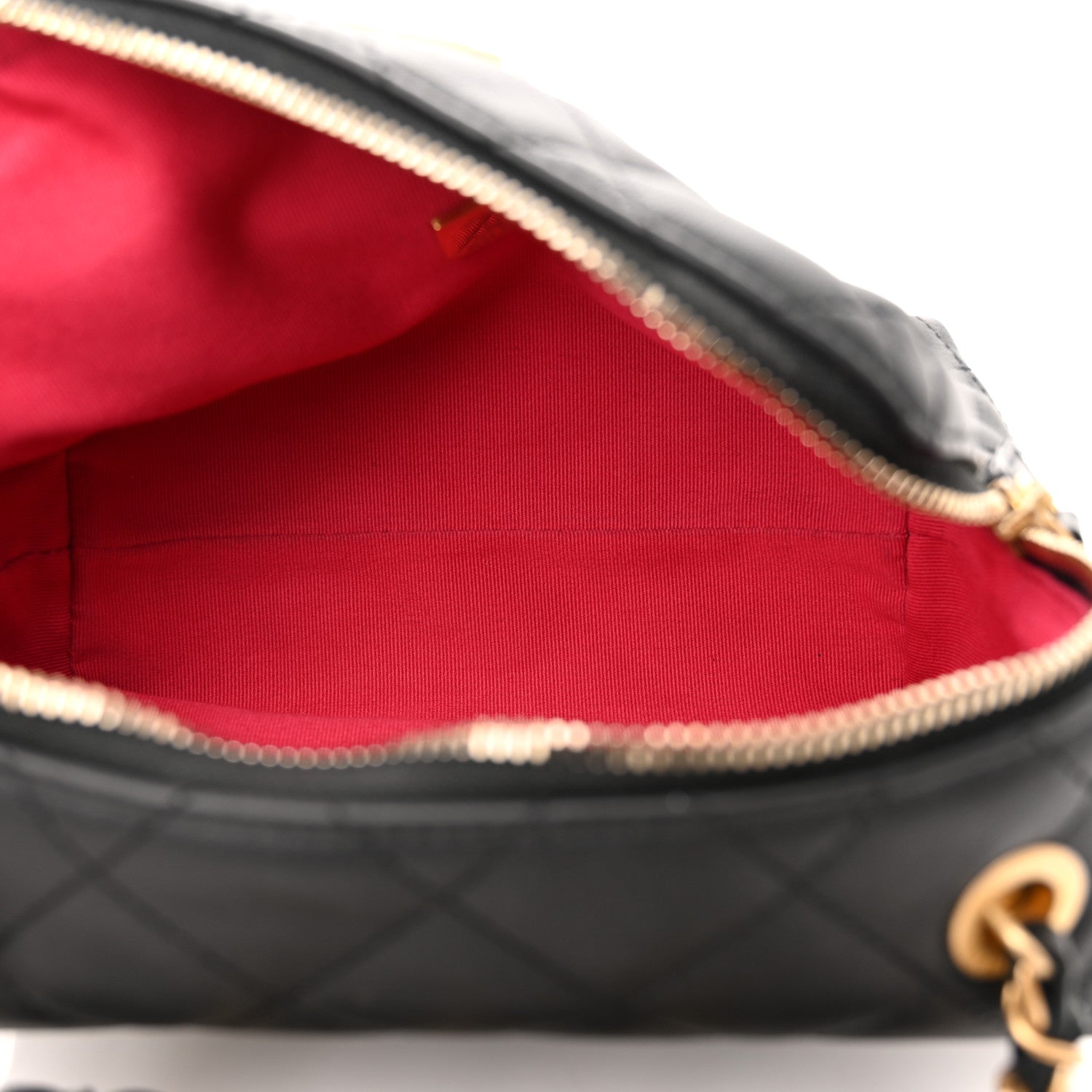 Chanel Calfskin Quilted Mini Bowling Bag Black 5 of 11