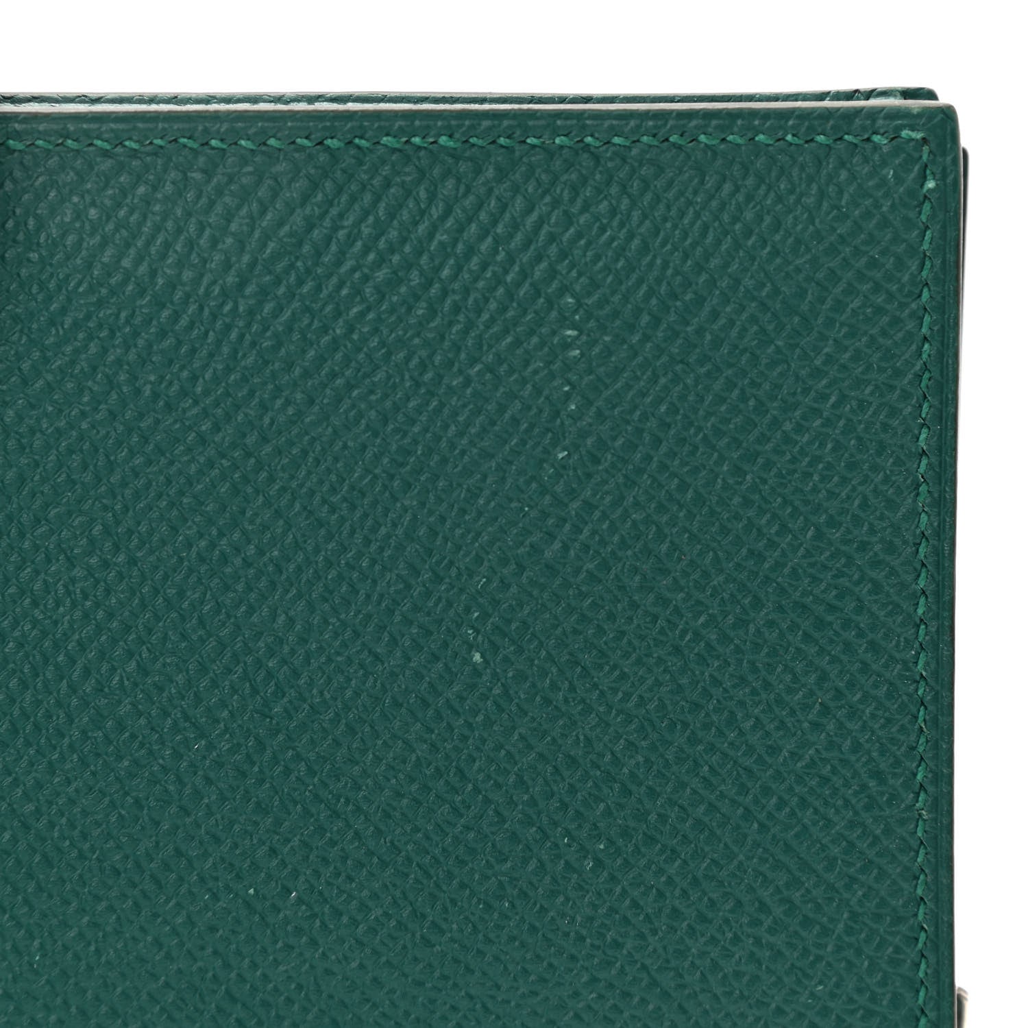 Hermes Epsom Bearn Gusset Wallet Malachite 12 of 13