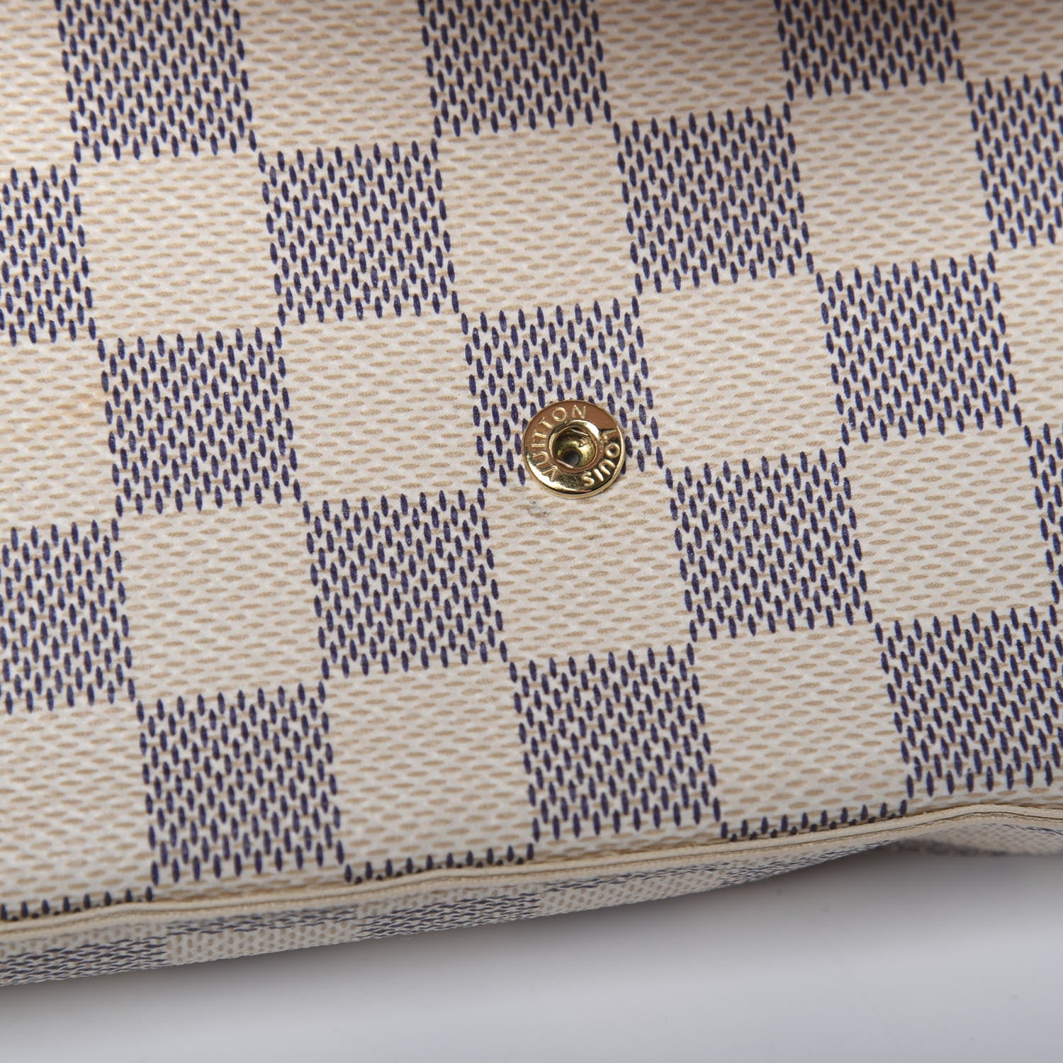 Louis Vuitton Damier Azur Pochette Felicie Chain Wallet Rose Ballerine 11 of 13