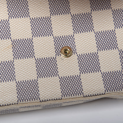Louis Vuitton Damier Azur Pochette Felicie Chain Wallet Rose Ballerine 11 of 13
