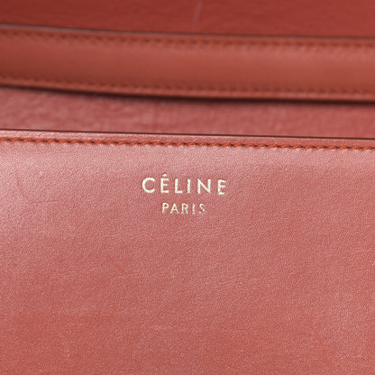 Celine Box Calfskin Medium Classic Box Flap Bag Lipstick 6 of 19