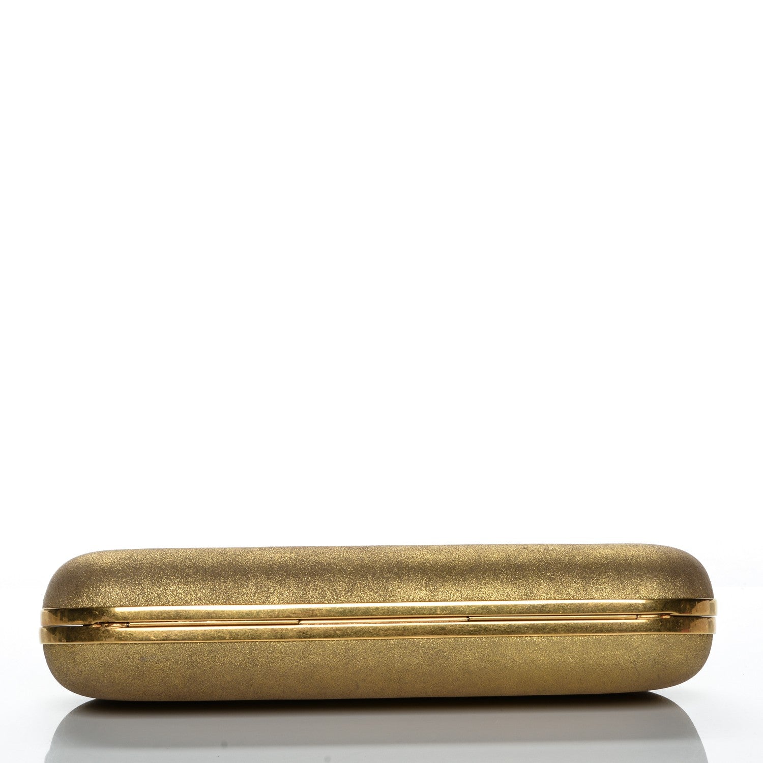 Alexander McQueen Metallic Skull Knuckle Box Long Clutch Gold 4 of 7