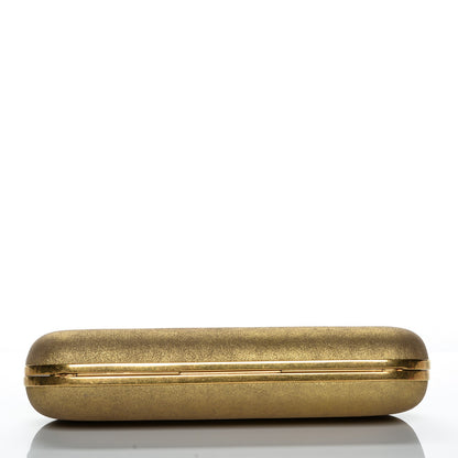 Alexander McQueen Metallic Skull Knuckle Box Long Clutch Gold 4 of 7