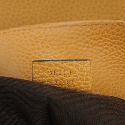 Gucci Calfskin Large Gifford Braided Handle Tote Camel 7 of 7