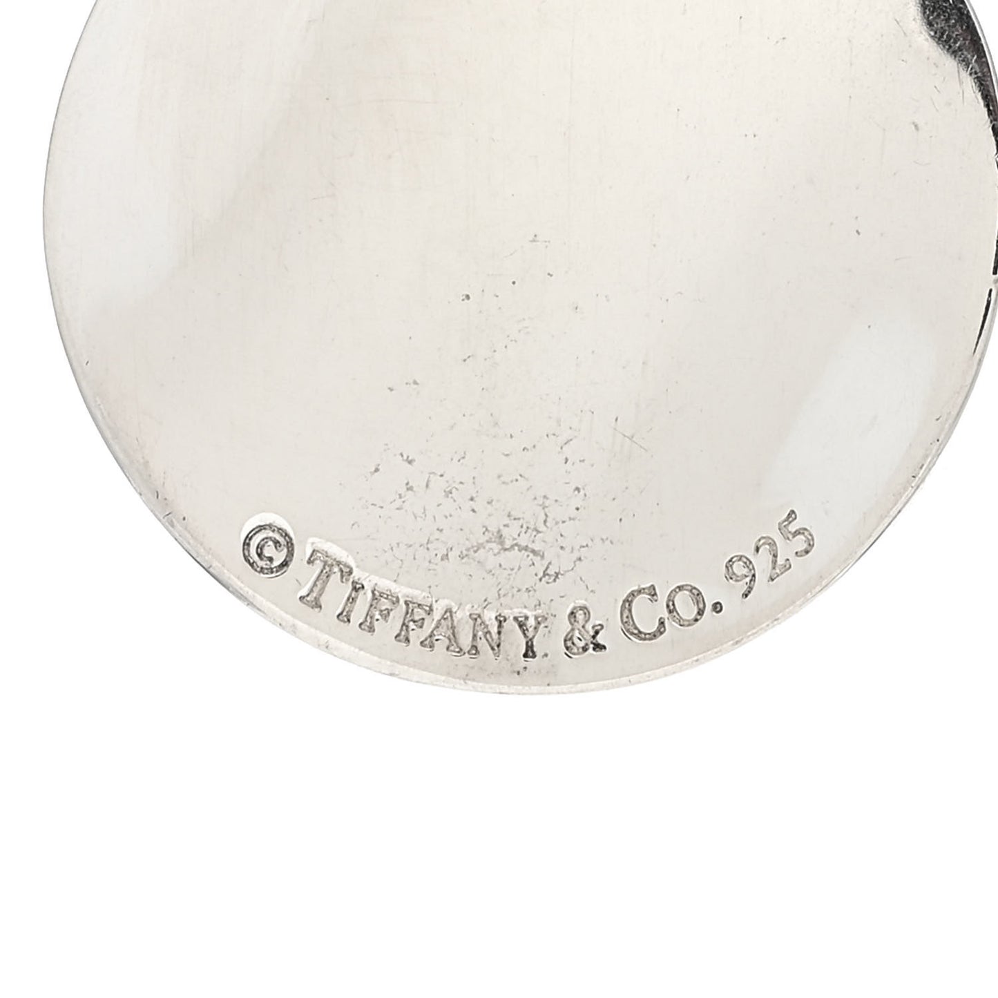 Sterling Silver Notes Round Pendant Necklace