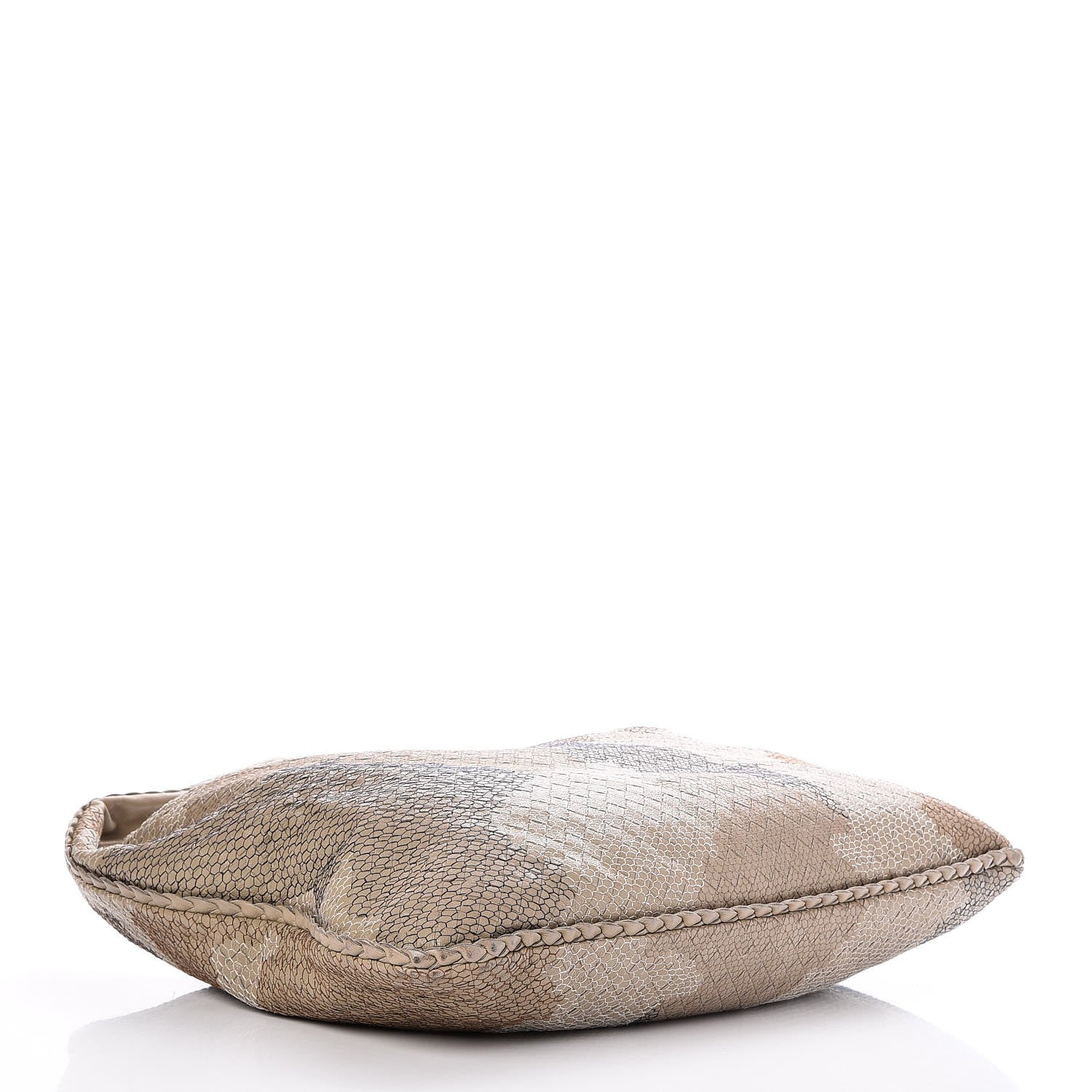 Bottega Veneta Nappa Intrecciato Camo Embroidered Maxi Veneta Hobo Taupe 4 of 7