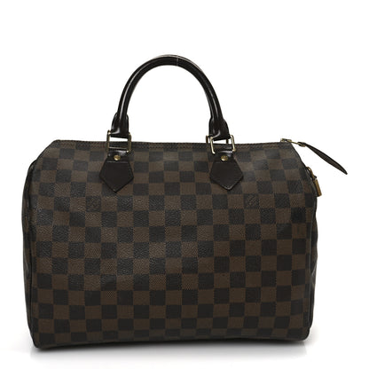 Louis Vuitton Damier Ebene Speedy 30 1 of 15