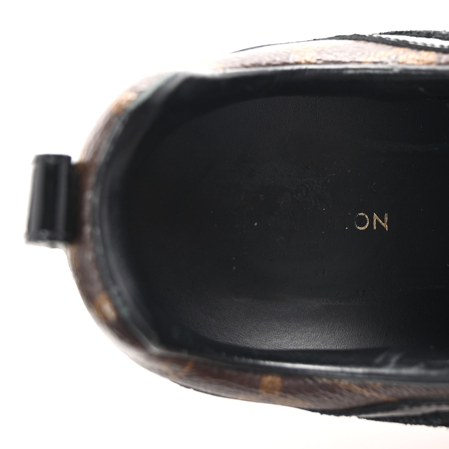 Suede Monogram Run Away Sneakers 36 Black