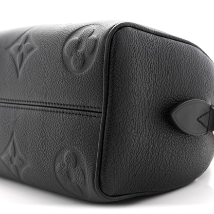 Louis Vuitton Empreinte Monogram Giant Speedy Bandouliere 20 Black 9 of 11