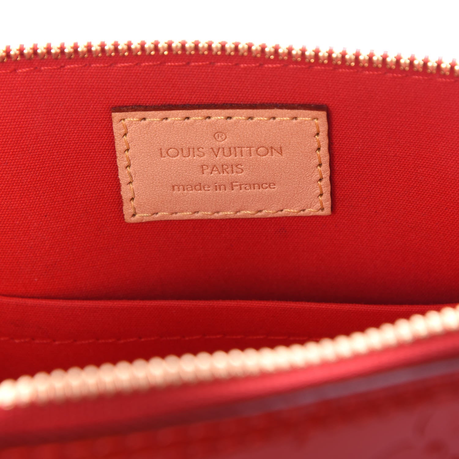 Louis Vuitton Vernis Alma BB Cherry 9 of 12