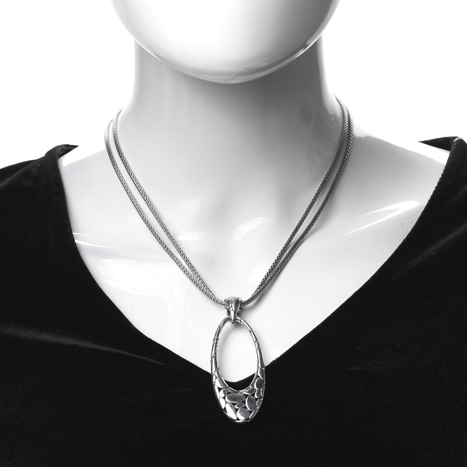 John Hardy Sterling Silver Kali Pendant Necklace 2 of 5