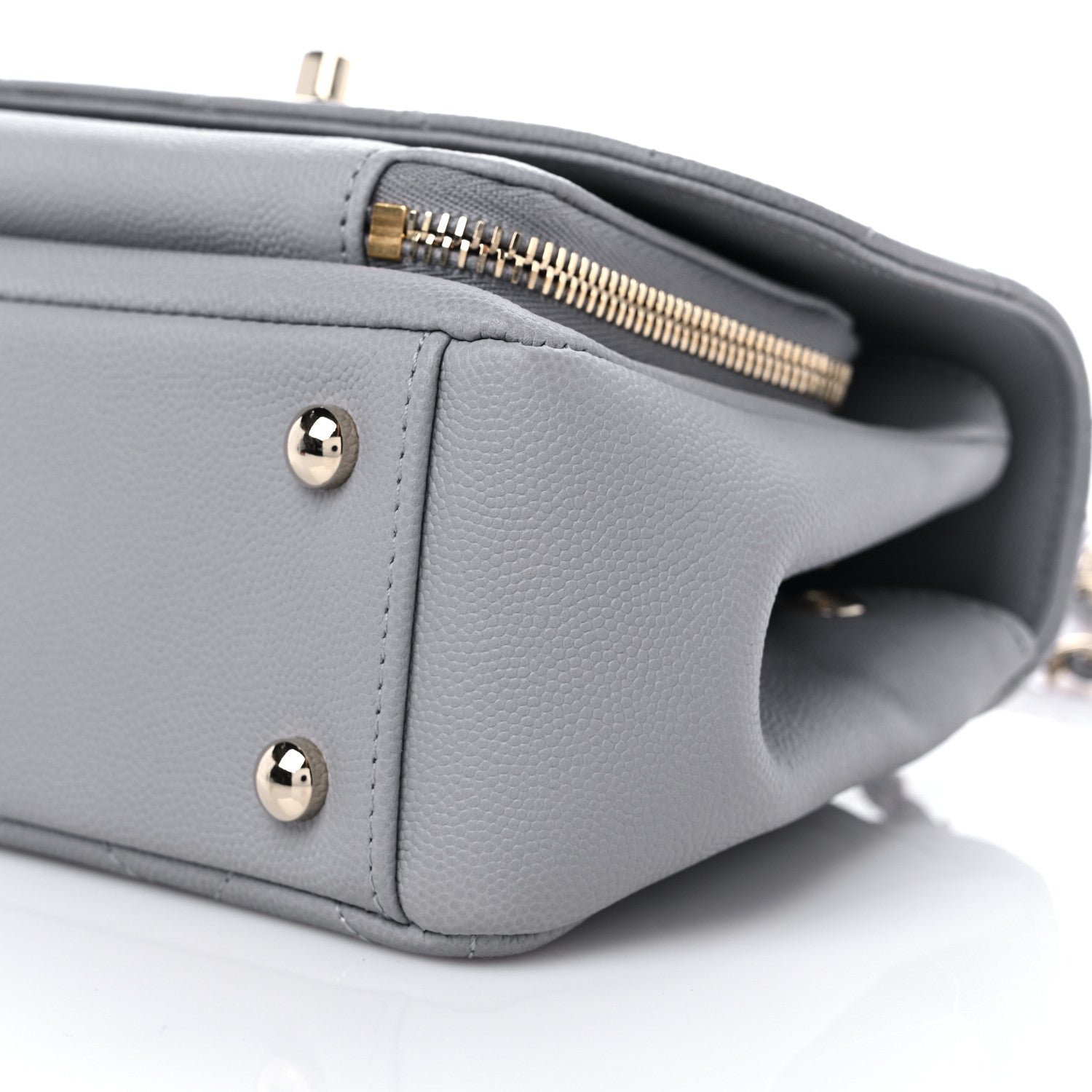 Chanel Caviar Quilted Small Business Affinity Flap Grey 8 of 9