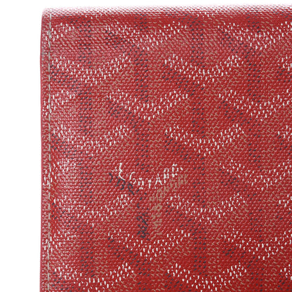 Goyard Goyardine Richelieu Wallet Red 7 of 14