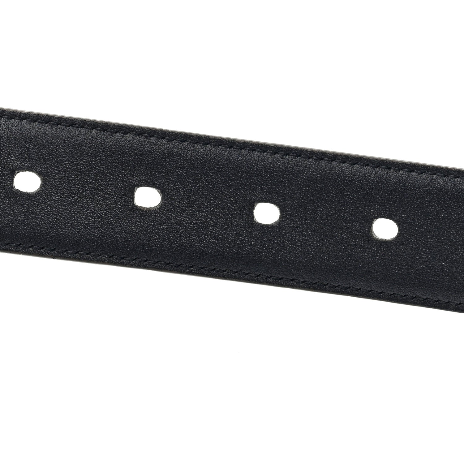 Saint Laurent Suede Monogram Square Buckle Belt 95 38 Tan Bronze 4 of 4