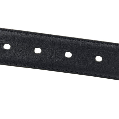 Saint Laurent Suede Monogram Square Buckle Belt 95 38 Tan Bronze 4 of 4