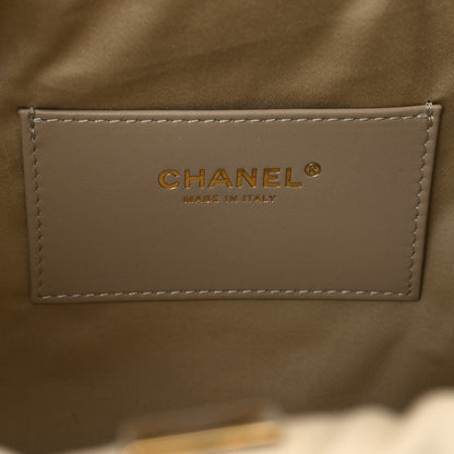 Chanel Metallic Caviar Quilted Small Chanel 25 Handbag Gold 6 of 11