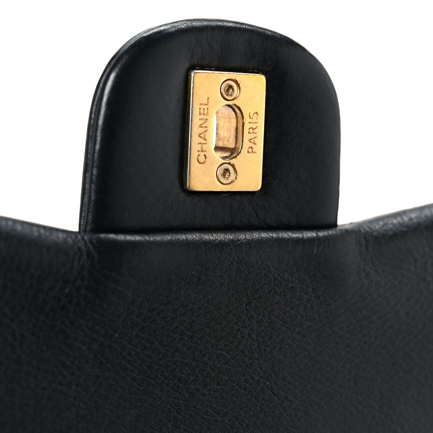 Chanel Calfskin Chevron Quilted Mini Rock The Corner Flap Black 7 of 11