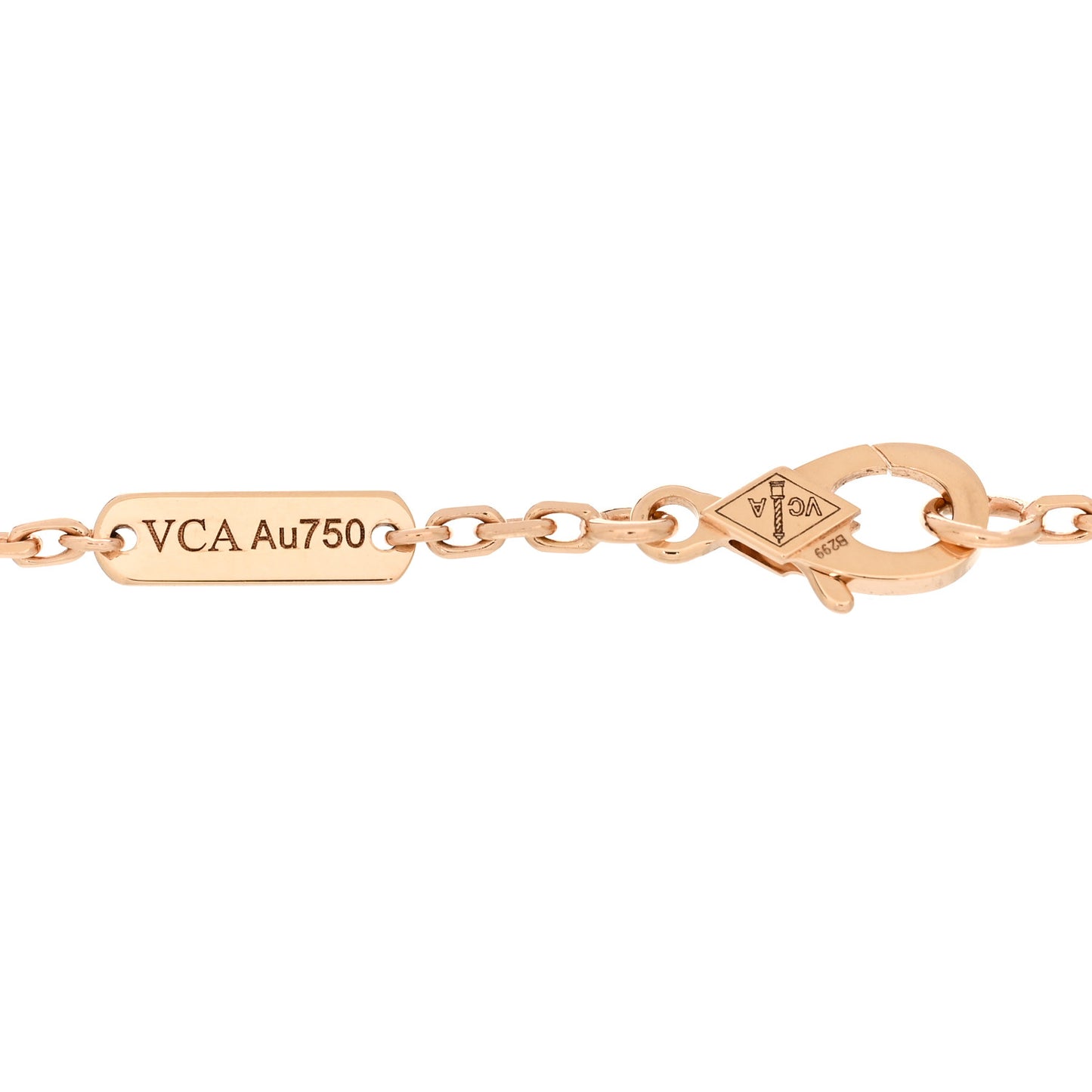 18K Rose Gold Mother Of Pearl Lucky Spring Plum Blossom Bracelet