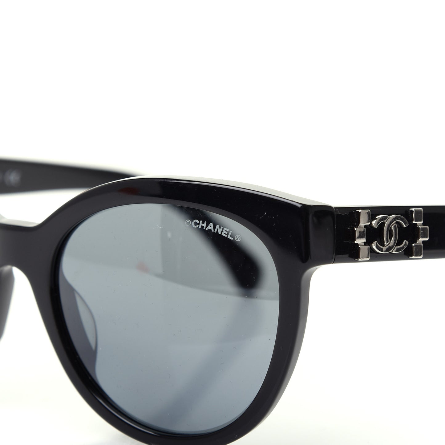 Acetate Pantos Signature CC Sunglasses 5315-A Black