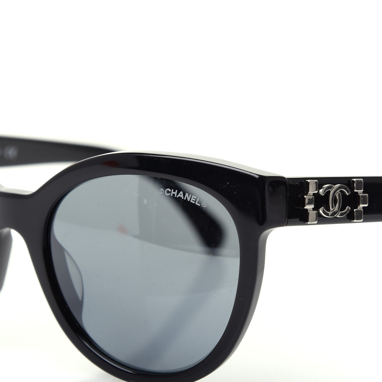 Chanel Acetate Pantos Signature CC Sunglasses 5315-A Black 7 of 8