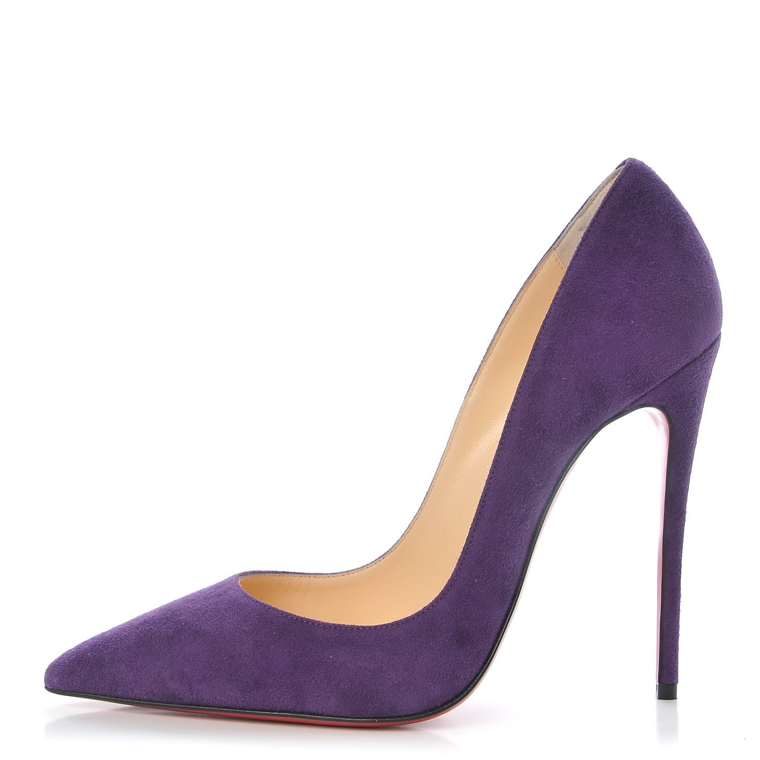 Christian Louboutin Suede So Kate 120 Pumps 37.5 Violet 1 of 10