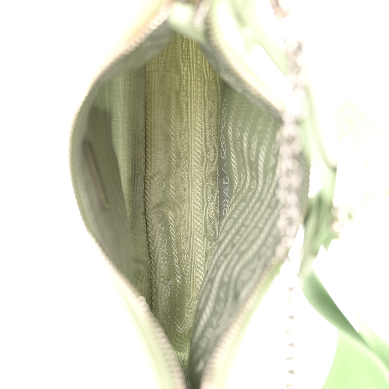 Prada Saffiano Lux Re-Edition 2005 Shoulder Bag Acqua 5 of 12