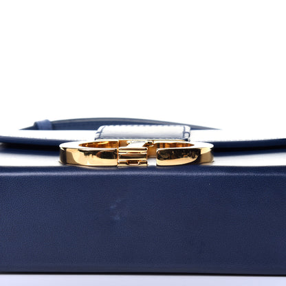 Christian Dior Smooth Calfskin Gradient 30 Montaigne Box Bag Indigo Blue 9 of 11