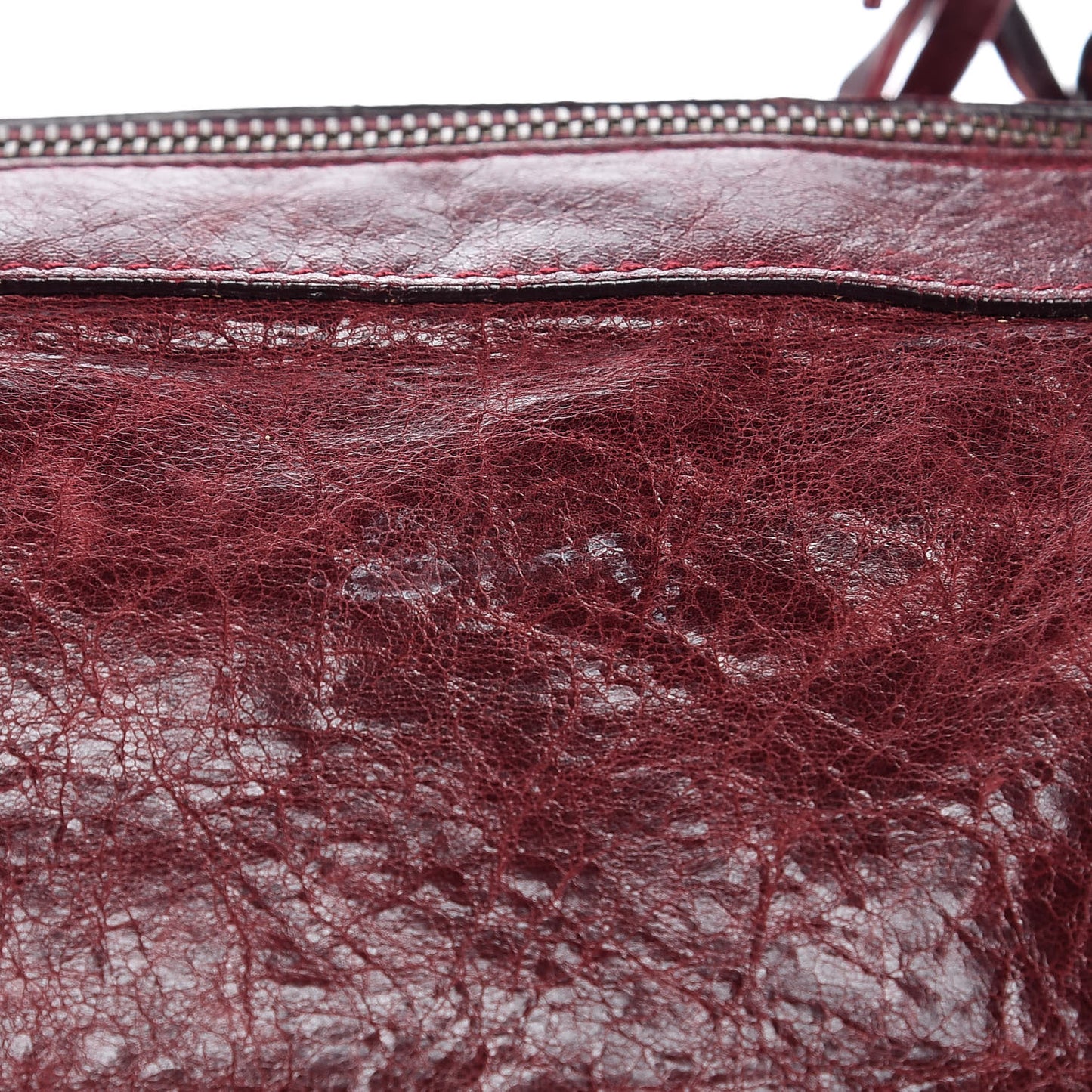 Chevre Classic Hardware Twiggy Rouge Grenat