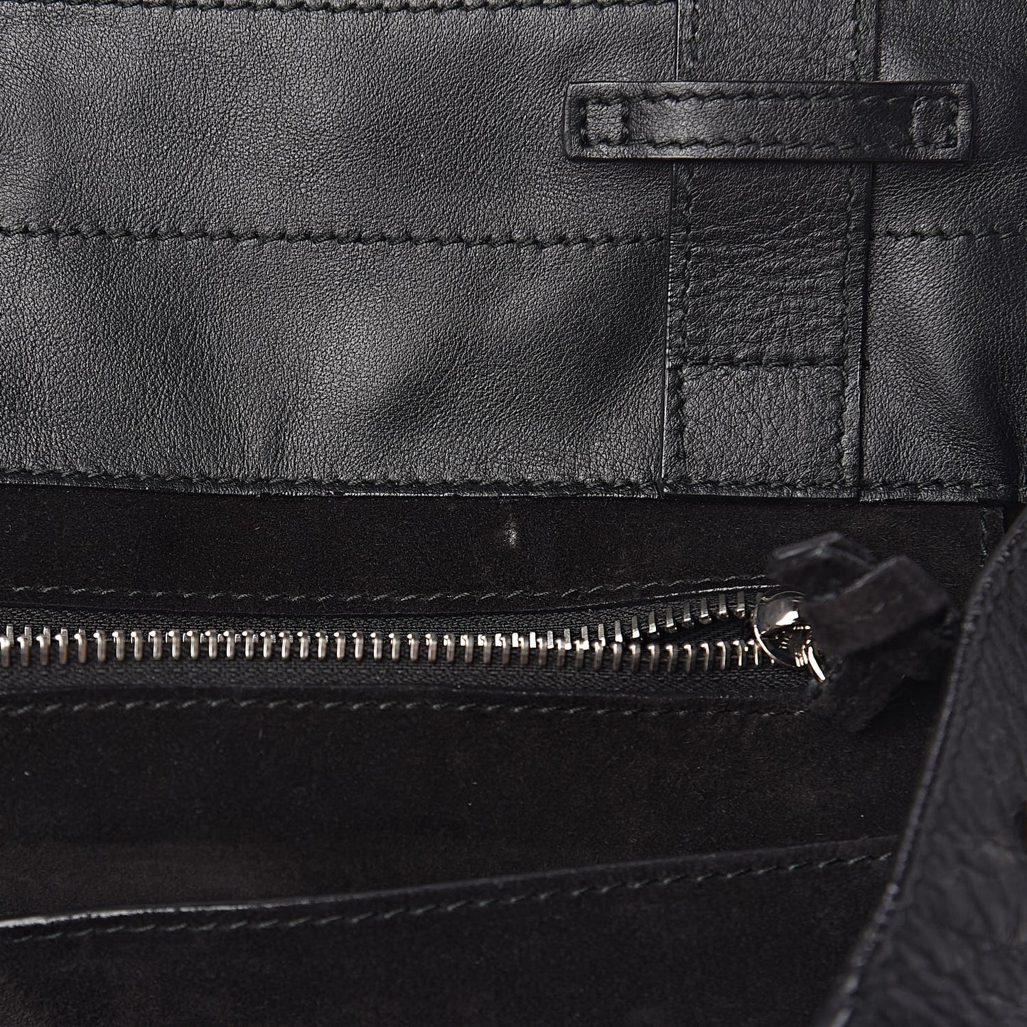 Pebbled Calfskin PS Courier Backpack Black