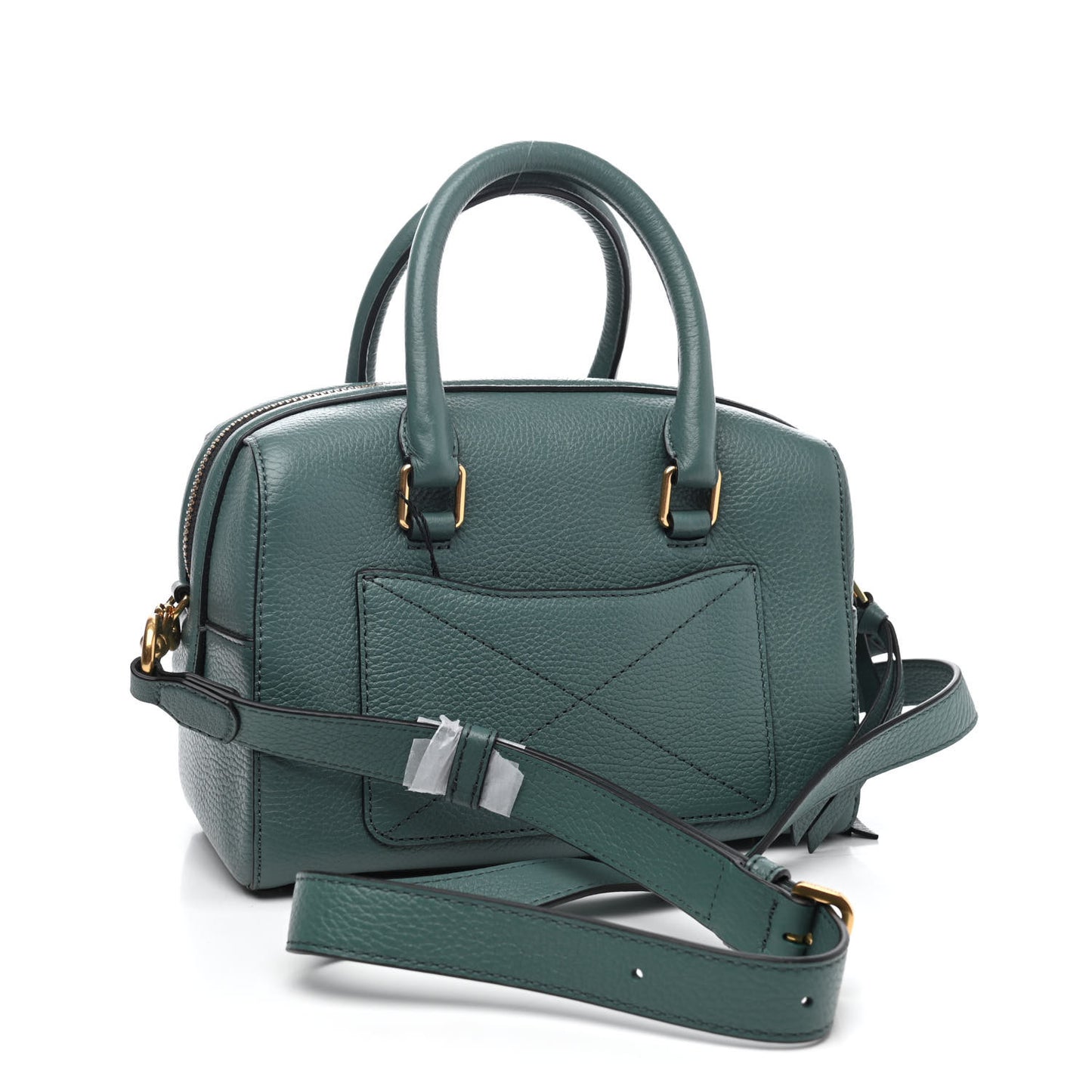 Calfskin Recruit Bauletto Satchel Tote Bag Hazy Blue