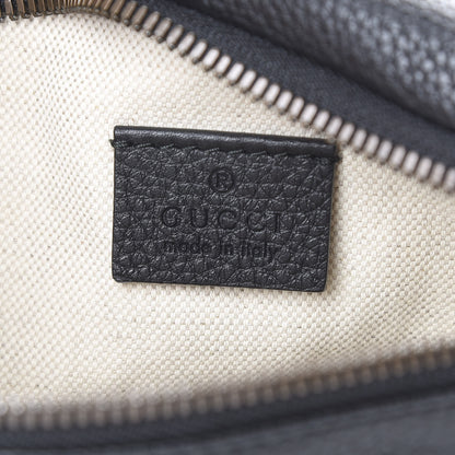 Gucci Grained Calfskin Small Logo Belt Bag Black 5 of 9