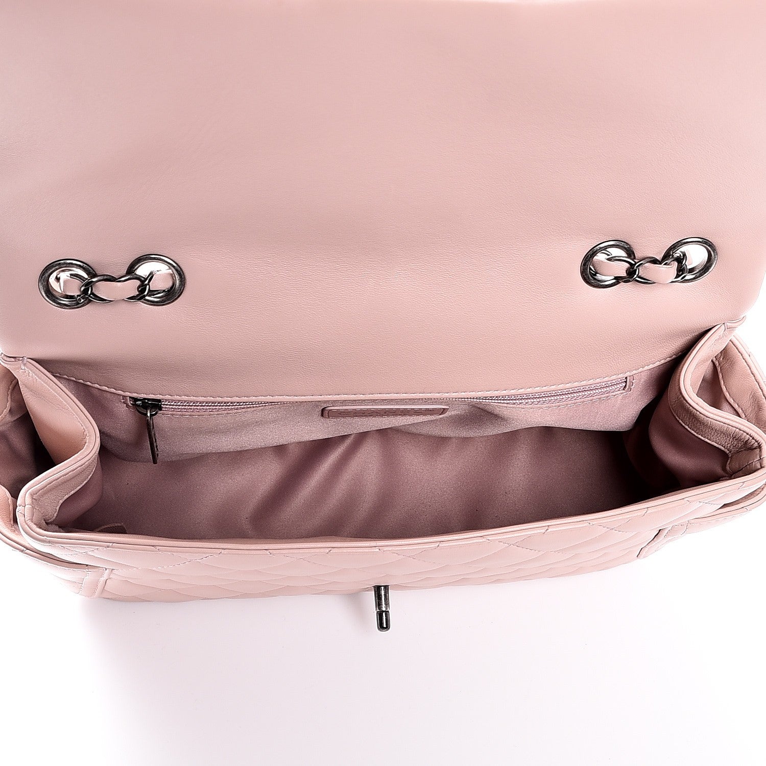 Chanel Lambskin Large Around Pockets Flap Light Pink 6 of 12