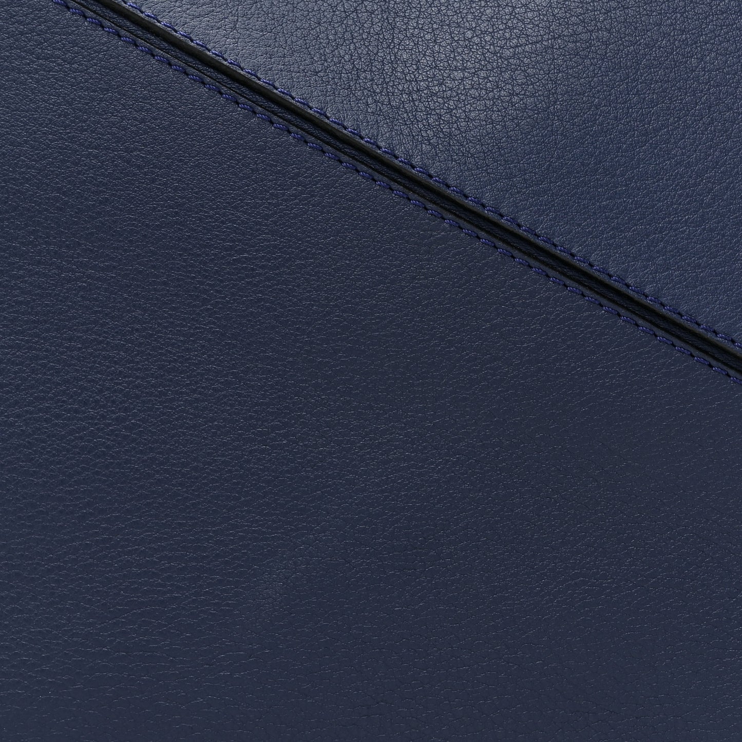 Calfskin Large Puzzle Bag Marine