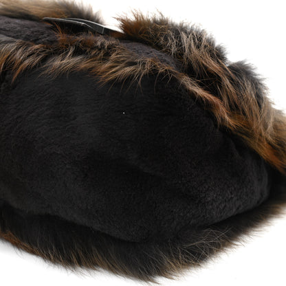 Fendi Fox Fur Mama Baguette Brown Multicolor 8 of 8
