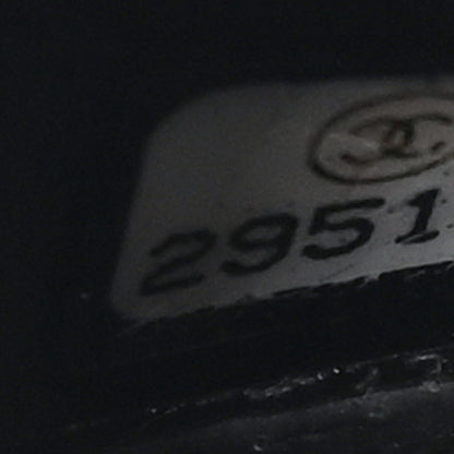 Chanel Caviar Camellia Embossed Small Pouch Black 7 of 10