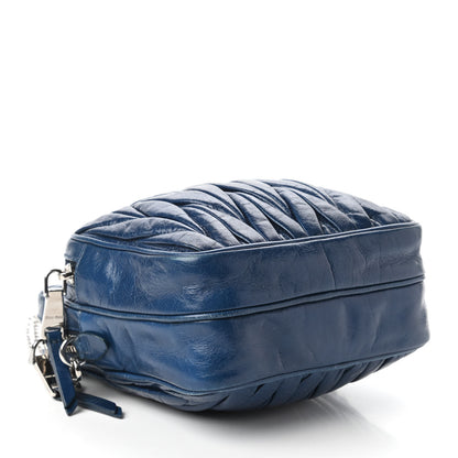 Miu Miu Matelasse Lux Crossbody Cobalto 4 of 10