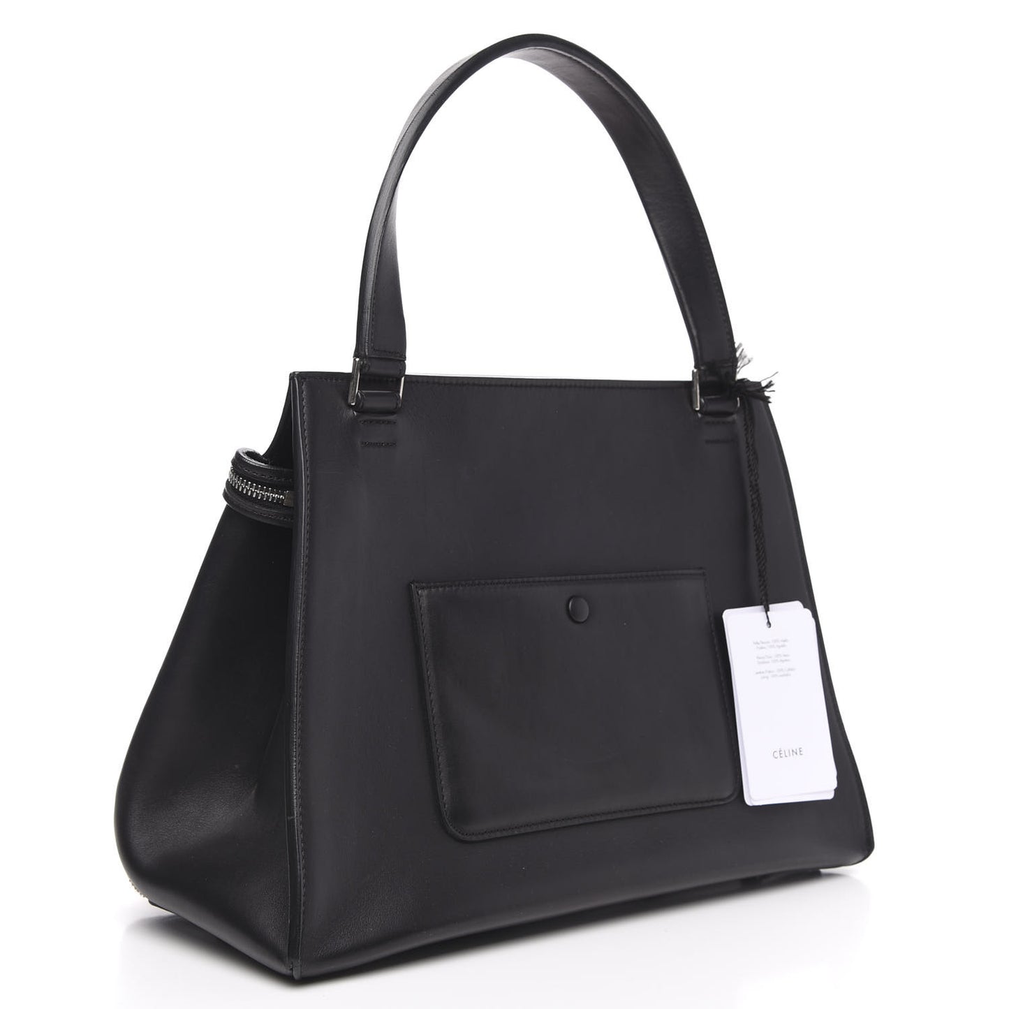 Pony Hair Calfskin Medium Edge Shoulder Bag Praline