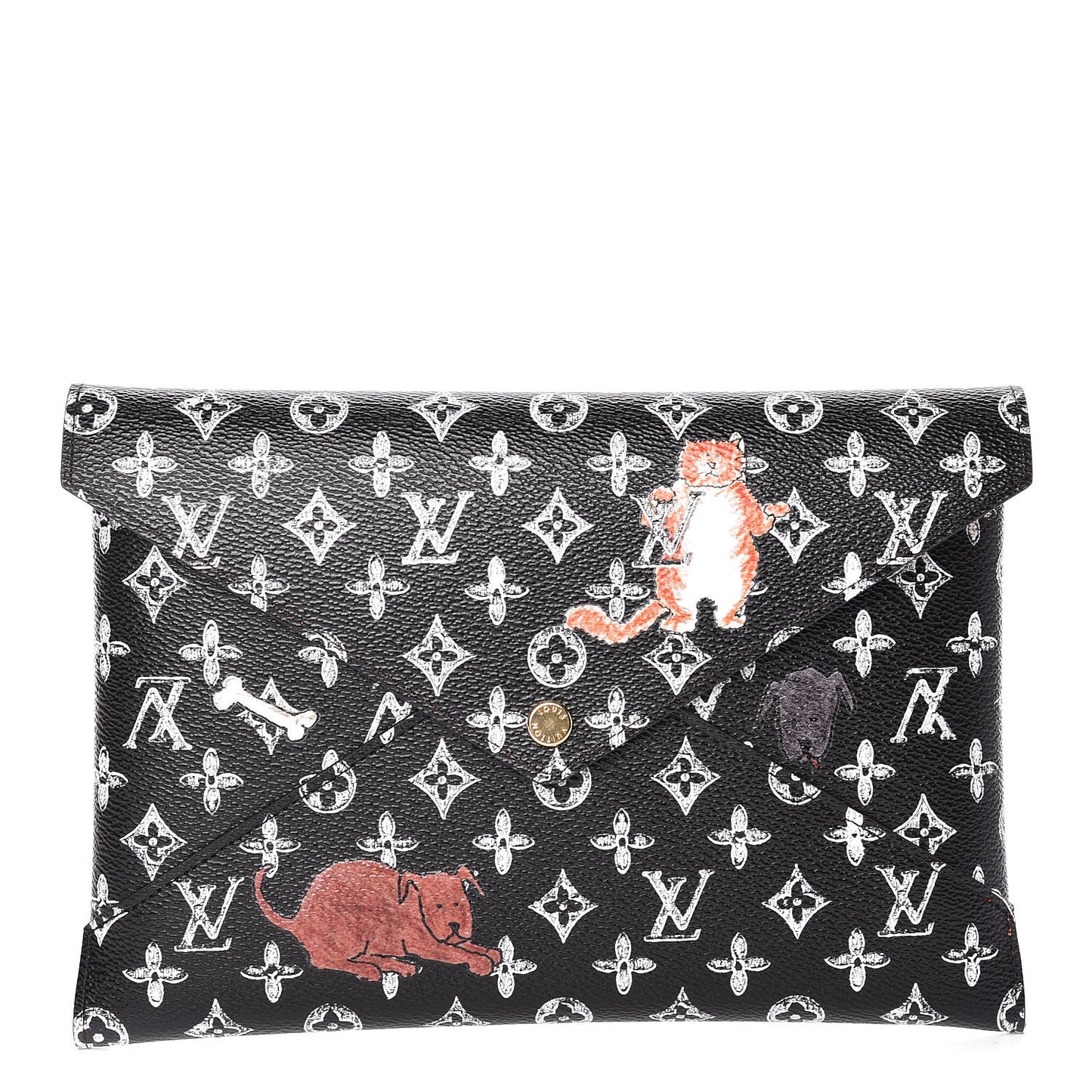 Catogram Kirigami Pochette Set Black